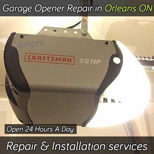 Garage door opener repair service in Orleans Ontario