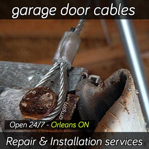 Garage door cable repair service in Orleans Ontario